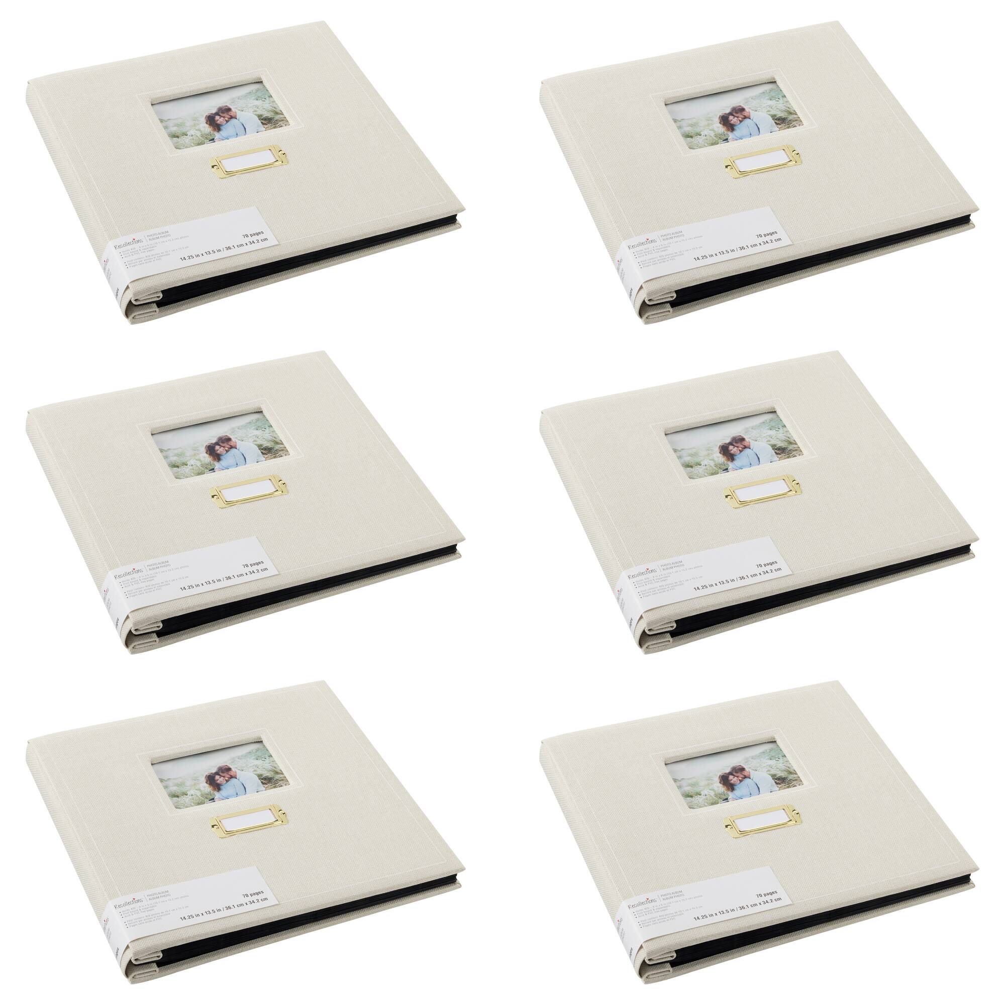 6 Pack: Cream & White Photo Album by Recollections™